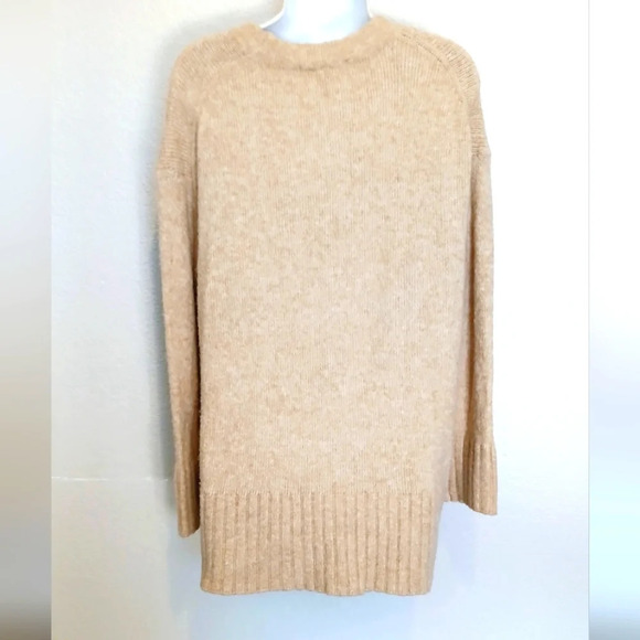 💚5/$25 Philosophy Light Pink Wool Blend Oversized Knit Sweater Size Small - Picture 7 of 7